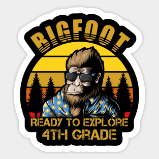 Ready To Explore 4th grade Back To School Sticker